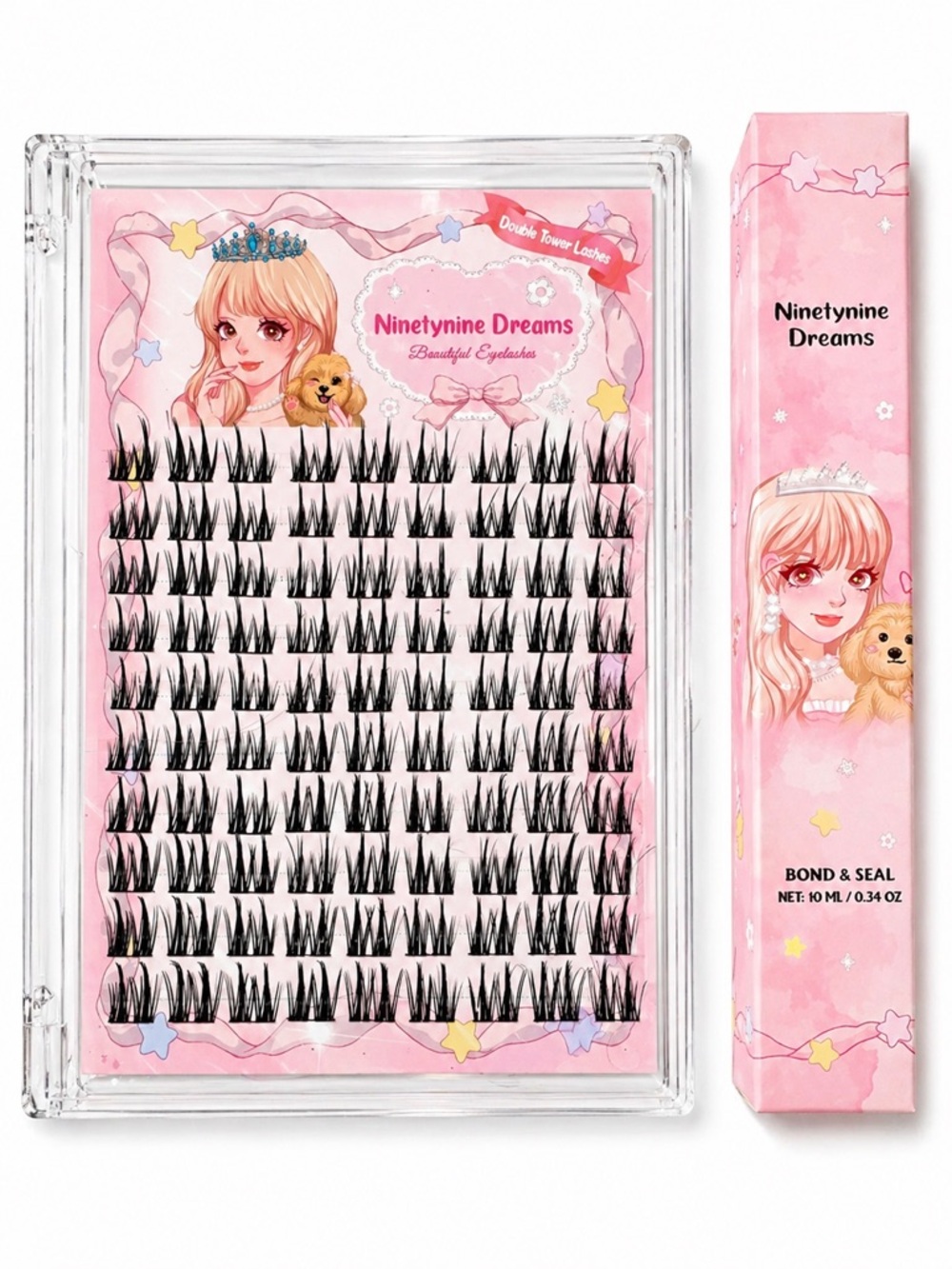 Ninetynine Dreams Individual Lash Clusters - Black